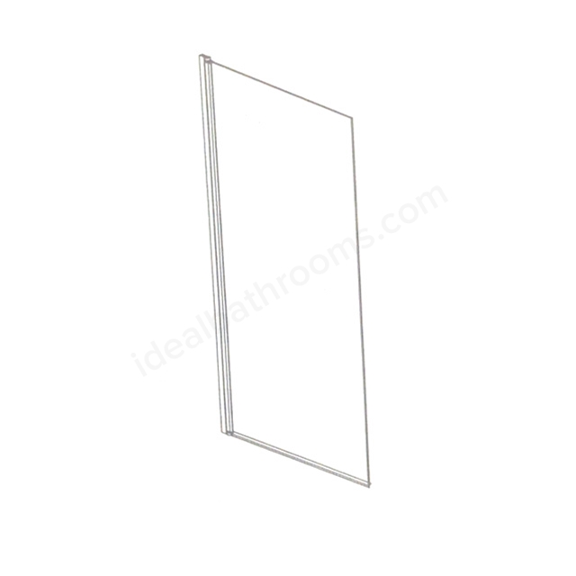 Swan Walton 6mm x 800mm x 1400mm Square Bath Screen 