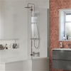 Swan Walton 6mm x 860mm x 1440mm L Shaped Bath Screen