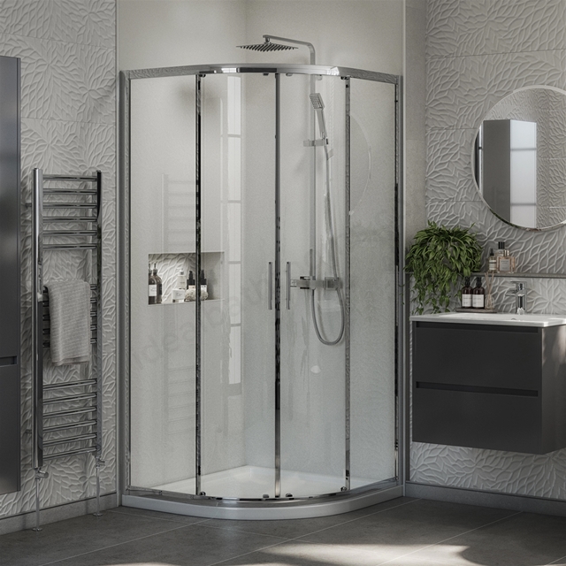 Swan Walton 6mm x 1200mm x 900mm 2 Door Quadrant Shower Enclosure