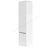 Swan Glebe 1600mm x 350mm x 350mm 2 Door Tall Boy Storage Unit - Matt White
