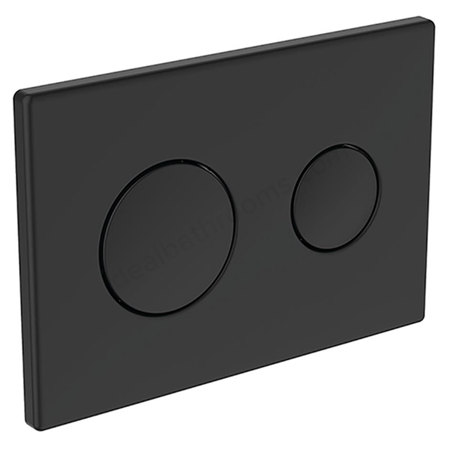 Armitage Shanks Conceala 3 Dual Flush Contemporary Flushplate - Black