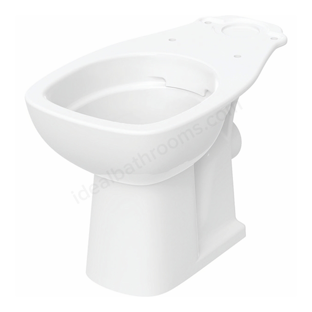 Twyford Alcona Square Rimless Close-Coupled Toilet Pan