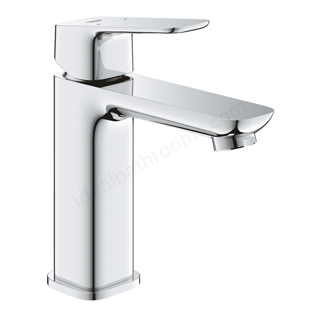 Grohe Cubeo Square M-Size basin mixer with smooth body - Chrome