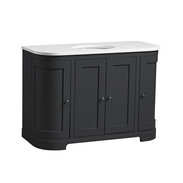 Tavistock Lansdown 1200 Curved Unit Matt Black
