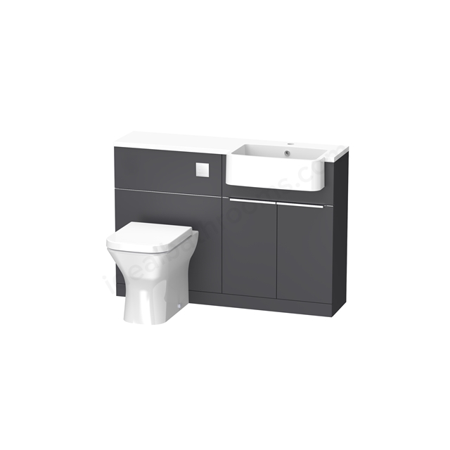 Tavistock Match 1200 Unit Basin R Storm Grey