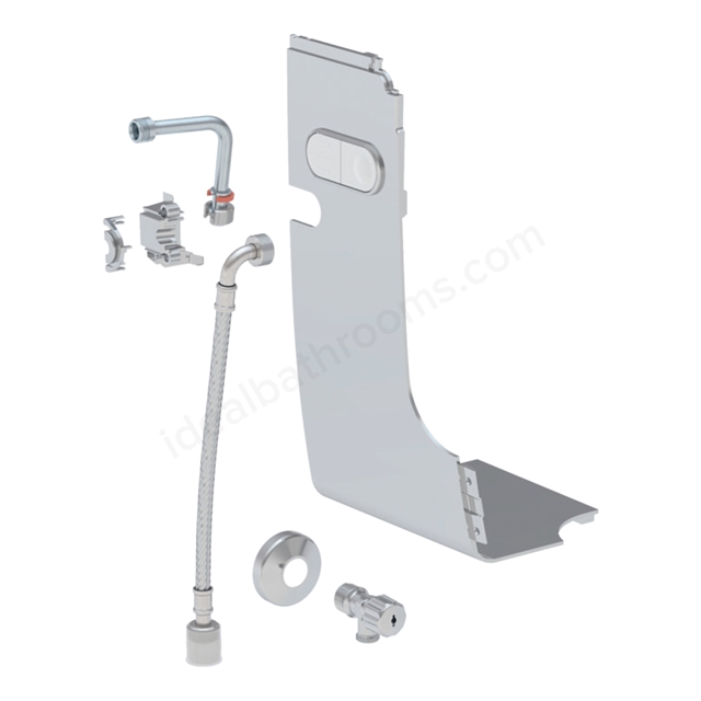 Geberit Conventional Water Supply Connection Set for AquaClean Mera, White Alpine