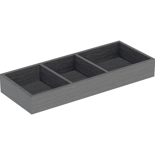 Geberit VariForm H-Partition Drawer Insert for Top Drawer - Dark Grey