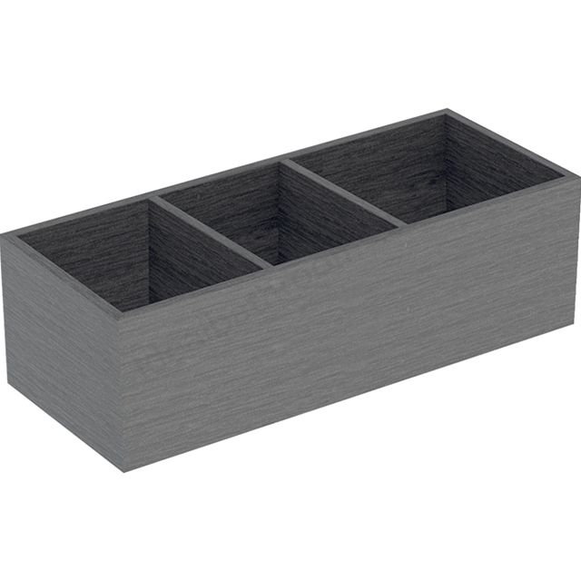 Geberit VariForm H-Partition Drawer Insert for Bottom Drawer - Dark Grey