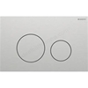 Geberit Sigma 40 Actuator Plate  Dual Flush, Round, Stainless Steel