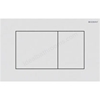 Geberit Sigma 40 Actuator Plate  Dual Flush, Square, White Painted Steel