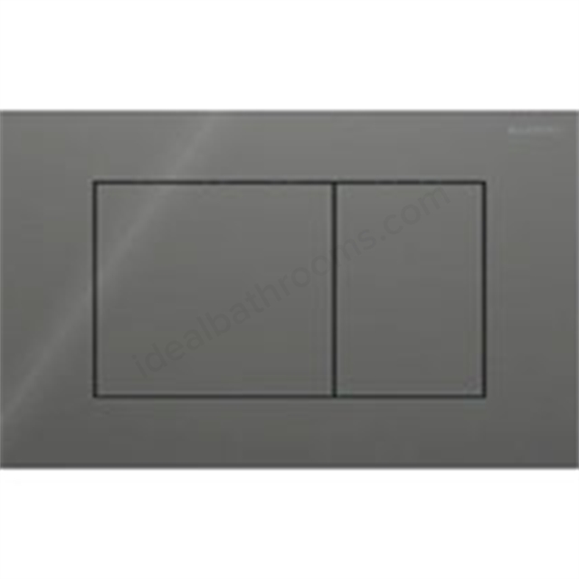 Geberit Sigma 40 Actuator Plate  Dual Flush, Square, Glass Lava