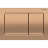 Geberit Alpha01 Square Dual Flush Plate - Red Gold