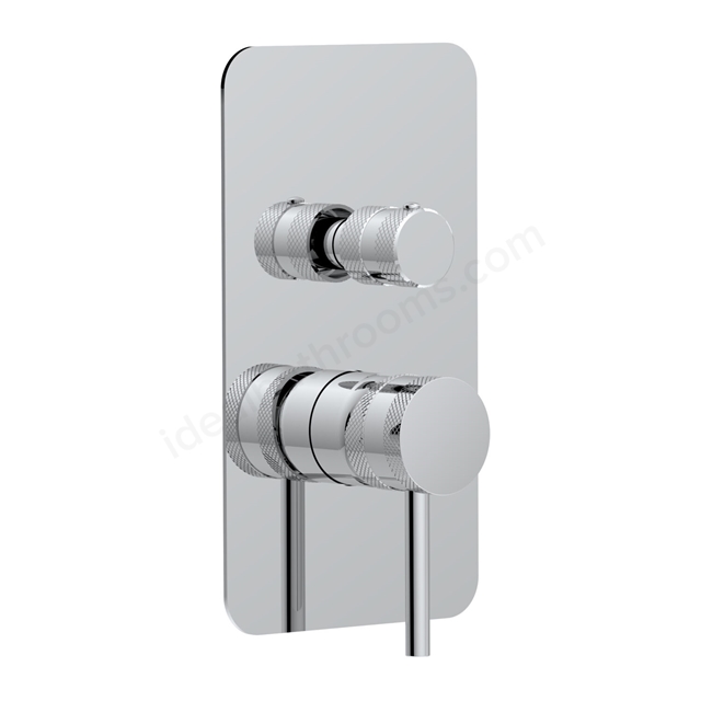 Scudo Core Concealed Manual Dual Outlet - Chrome