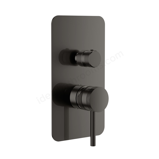 Scudo Core Concealed Manual Dual Outlet - Gunmetal