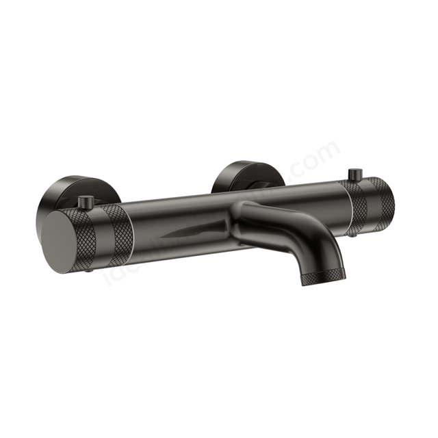 Scudo Core Thermostatic Bath Shower Mixer 1 Outlet - Gunmetal