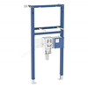 Geberit Basin Frame 112cmH, for Deck-Mounted Tap, Concealed Function Box & Trap