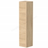 Swan Pagoda 1600mm x 350mm Tall Unit w/ 1 Door & Solid Wood Handle - Light Oak