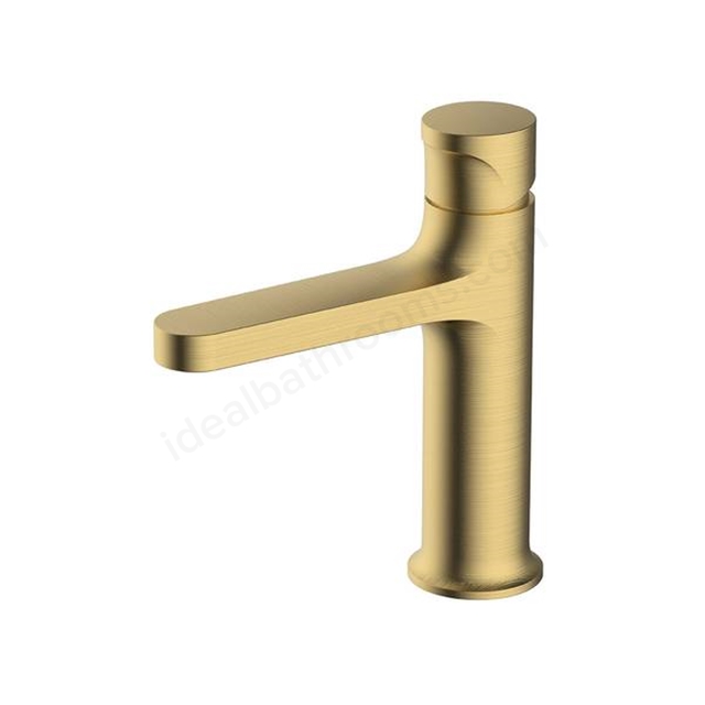 Rak Positano Standard Basin Mixer In Brushed Gold