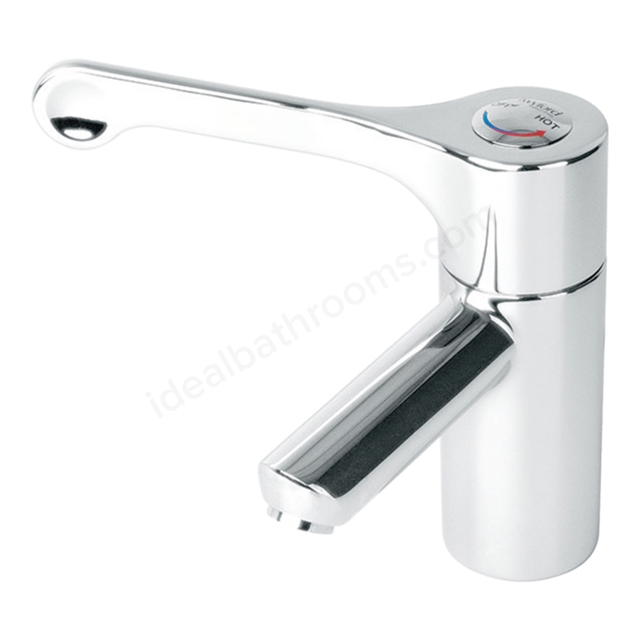 Twyford Sola Thermostatic Basin Mixer, Copper Inlet Pipes