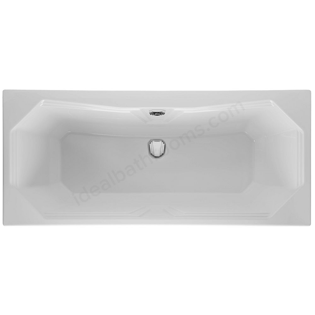 Carron Highgate 1700mm x 750mm Double Ended Sg Carronite Bath - White