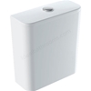 Geberit Smyle Exposed Cistern, Close-Coupled Dual Flush Bottom Connection - White