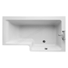 Ideal Standard Concept 1500mm Square Shower Bath; Right Handed; 0 Tap Holes - White