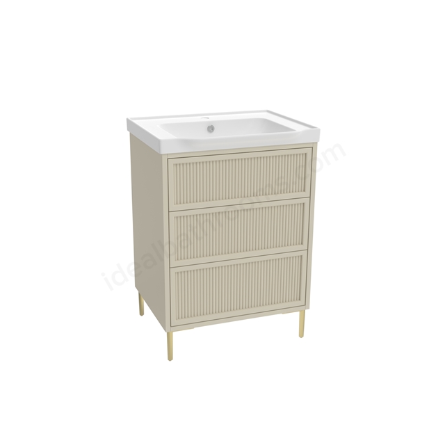 Scudo Bota 600mm Freestanding Vanity Unit - Stone