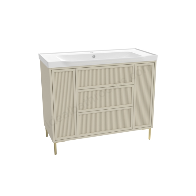 Scudo Bota 1000mm Freestanding Vanity Unit - Stone