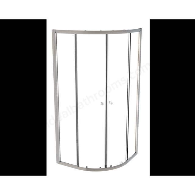 Roman Haven6 2 Door Offset Quadrant 800 x 900mm - Chrome