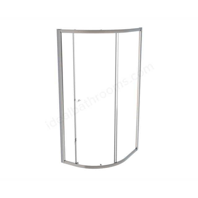 Roman Haven6 Single Door Quad 1200 x 800mm - Chrome