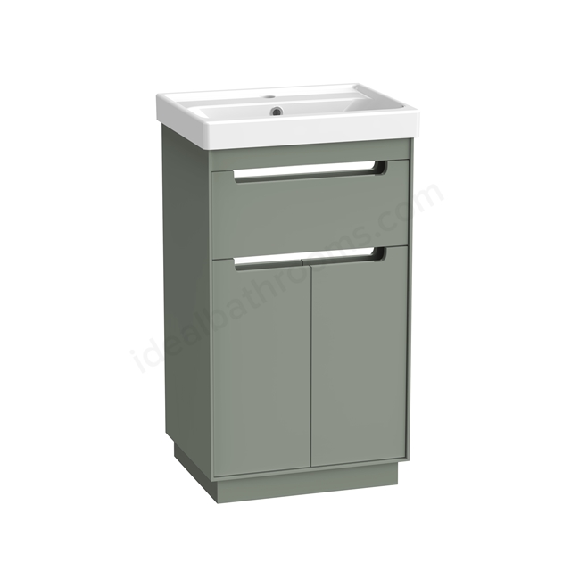 Tavistock Acumen 500 Floormounted Vanity Unit - Laurel Green