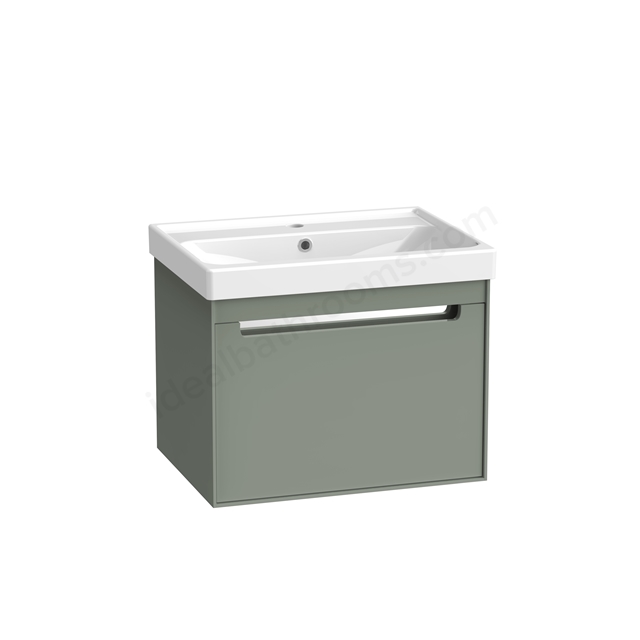 Tavistock Acumen 600 Wall Mounted Vanity Unit - Laurel Green