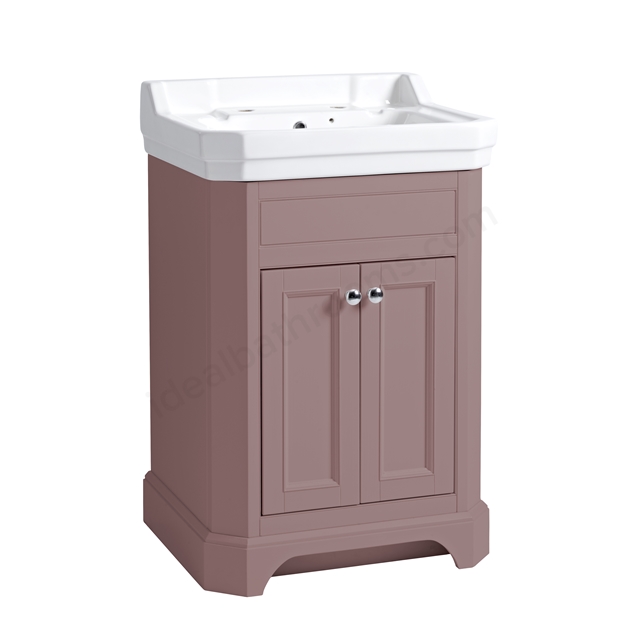 Tavistock Vitoria 600 Floormounted Vanity Unit - Suede Pink