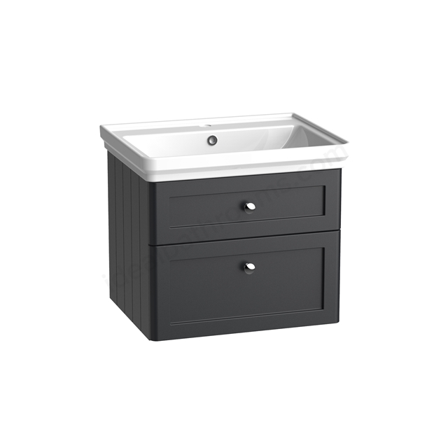 Tavistock Marston 600 Wall Mounted Vanity Unit - Black