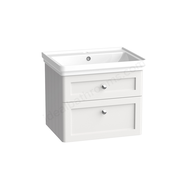 Tavistock Marston 600 Wall Mounted Vanity Unit - Paper White