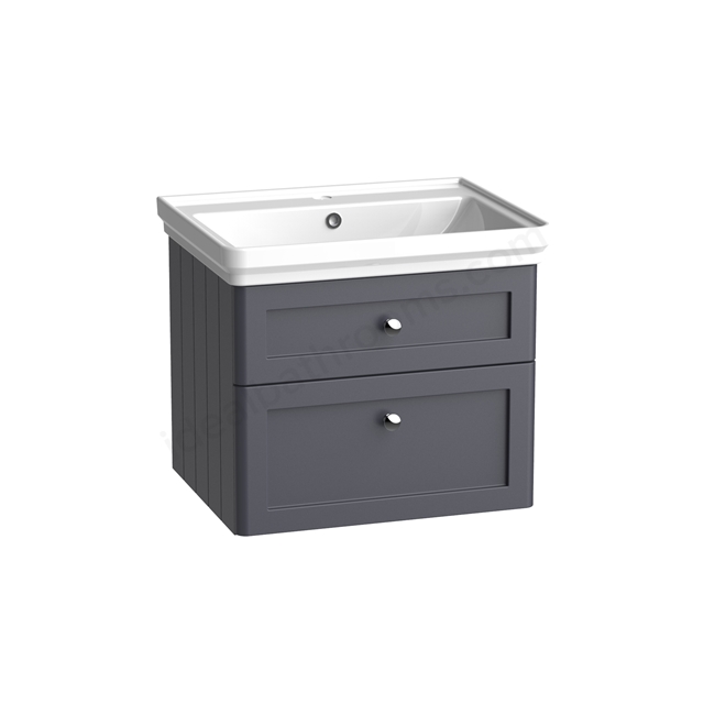 Tavistock Marston 600 Wall Mounted Vanity Unit - Matt Dark Grey