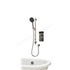 Aqualisa S2 Smart Shower w/ Controller; Adjustable Handset / Kit & Bath Filler LP - Gunmetal Grey