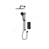Aqualisa S2 Smart Shower w/ Controller; Adjustable Handset / Kit & Fixed Ceiling Head HP - Matt Black