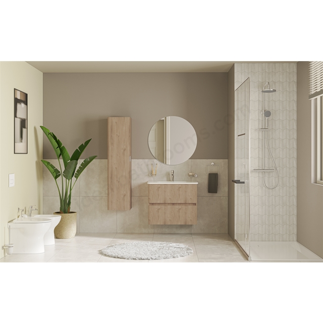 VitrA Round Back To Wall Bidet, Hidden Fixation - White
