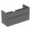 Geberit Aniara 2-Drawer Basin Cabinet 1200mmW; Lava Matt Silk