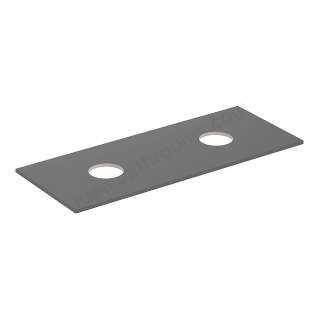 Geberit Aniara 1188mmW Washtop, Lava Matt Silk, Left & Right Cut-Out