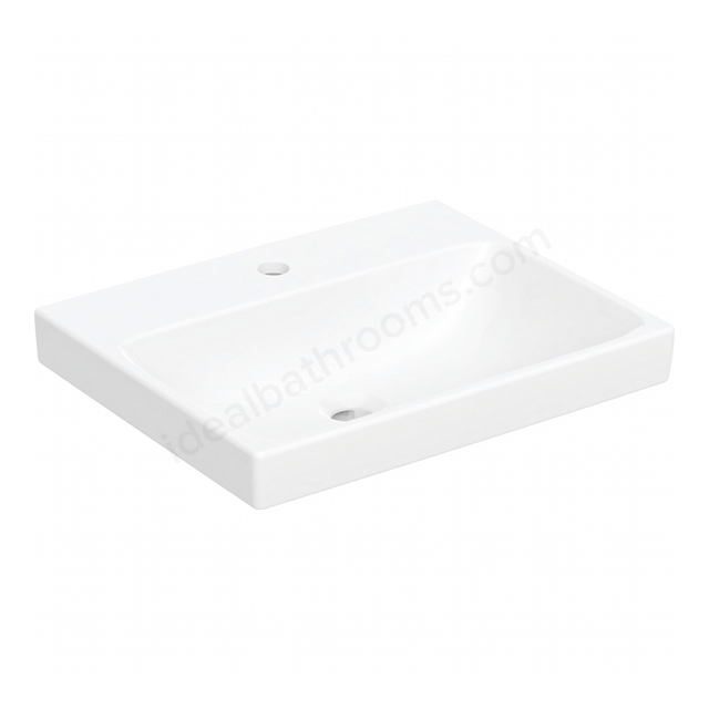 Geberit Aniara Basin 550mmW with Tap-Hole, No Overflow