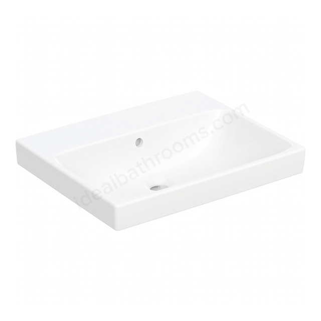 Geberit Aniara Basin 550mmW with Overflow, No Tap-Hole