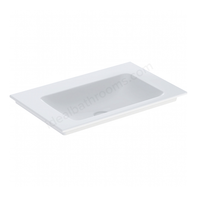 Geberit Aniara Slim-Rim Vanity Basin 750mmW with No Tap-Hole or Overflow
