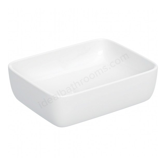 Geberit Aniara Rectangular Lay-On Basin, 450mmW