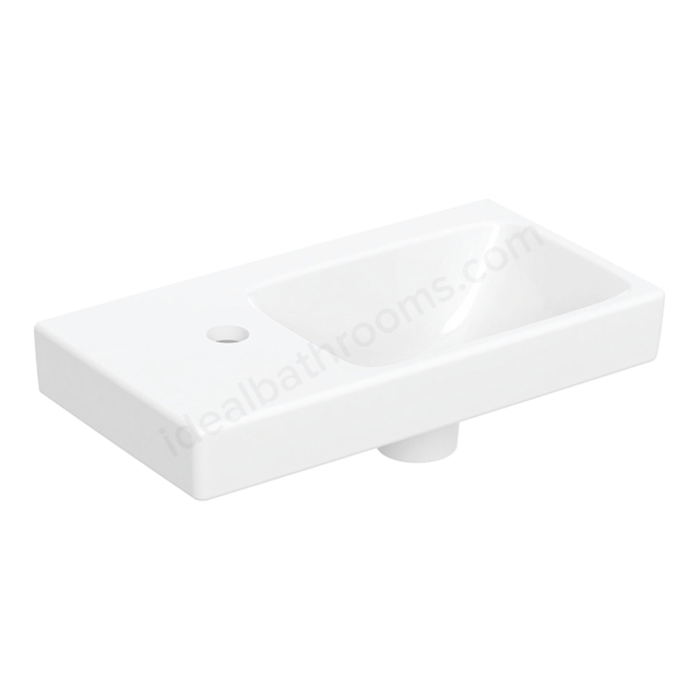 Geberit Aniara Handrinse Basin 460mmW with Left Taphole, No Overflow