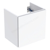 Geberit Aniara 1-Door Compact Cabinet for Handrinse Basin 420mmW; Gloss White Silk