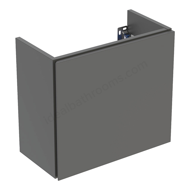 Geberit Aniara 1-Door Compact Cabinet for Handrinse Basin 460mm; Lava Matt Silk