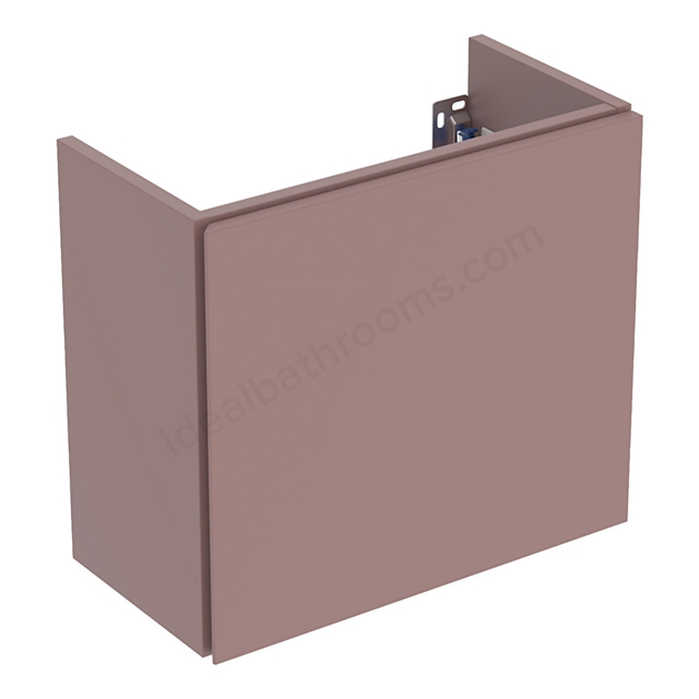 Geberit Aniara 1-Door Compact Cabinet for Handrinse Basin 460mm; Rusty Red Matt Silk