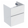 Geberit Aniara 2-Drawer Basin Cabinet 550mmW; Matt White Silk